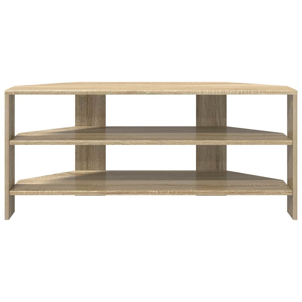 VidaXL HoekTVKast Sonoma Eiken 102x40,5x45cm Bewerkt hout