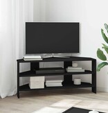 VidaXL HoekTVKast Zwart 102x40,5x45cm Bewerkt hout