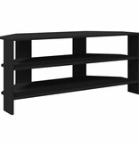VidaXL HoekTVKast Zwart 102x40,5x45cm Bewerkt hout