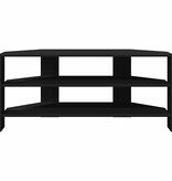 VidaXL HoekTVKast Zwart 102x40,5x45cm Bewerkt hout