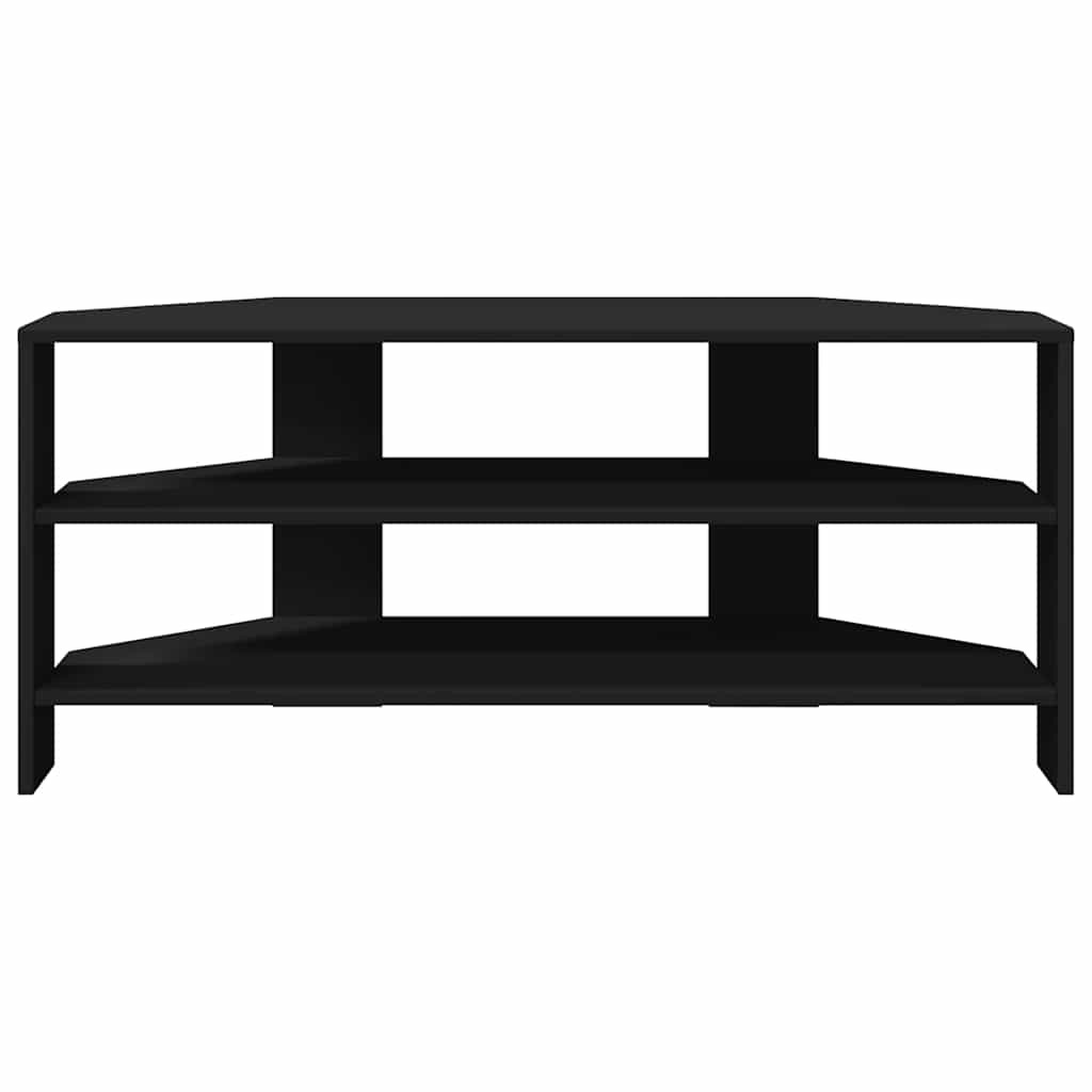 VidaXL HoekTVKast Zwart 102x40,5x45cm Bewerkt hout