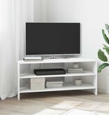 VidaXL HoekTVKast Wit 102x40,5x45cm Bewerkt hout