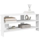 VidaXL HoekTVKast Wit 102x40,5x45cm Bewerkt hout