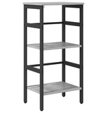 VidaXL Boekenkast Grijs Sonoma 40 x 29,5 x 81 cm Bewerkt hout