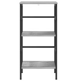 VidaXL Boekenkast Grijs Sonoma 40 x 29,5 x 81 cm Bewerkt hout