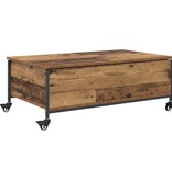 VidaXL Salontafel Oud Hout 91 x 55 x 32 cm Bewerkt hout