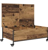 VidaXL Salontafel Oud Hout 91 x 55 x 32 cm Bewerkt hout