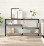 VidaXL Wandtafel Artisan Eiken 150 x 29 x 76,5 cm Bewerkt hout