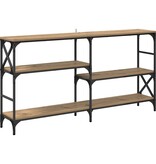 VidaXL Wandtafel Artisan Eiken 150 x 29 x 76,5 cm Bewerkt hout