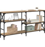 VidaXL Wandtafel Artisan Eiken 150 x 29 x 76,5 cm Bewerkt hout