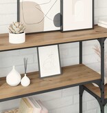 VidaXL Wandtafel Artisan Eiken 150 x 29 x 76,5 cm Bewerkt hout