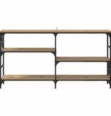 VidaXL Wandtafel Artisan Eiken 150 x 29 x 76,5 cm Bewerkt hout