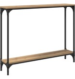 VidaXL Wandtafel Artisan Eiken 101 x 23 x 15,5 cm Bewerkt hout