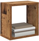 VidaXL Wandplank met plank Wandgemonteerd Oud Hout Bewerkt hout