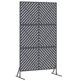 VidaXL Privacyscherm Antraciet Staal