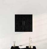 VidaXL Wandkast Zwart Eiken 60 x 31,5 x 60 cm Bewerkt hout