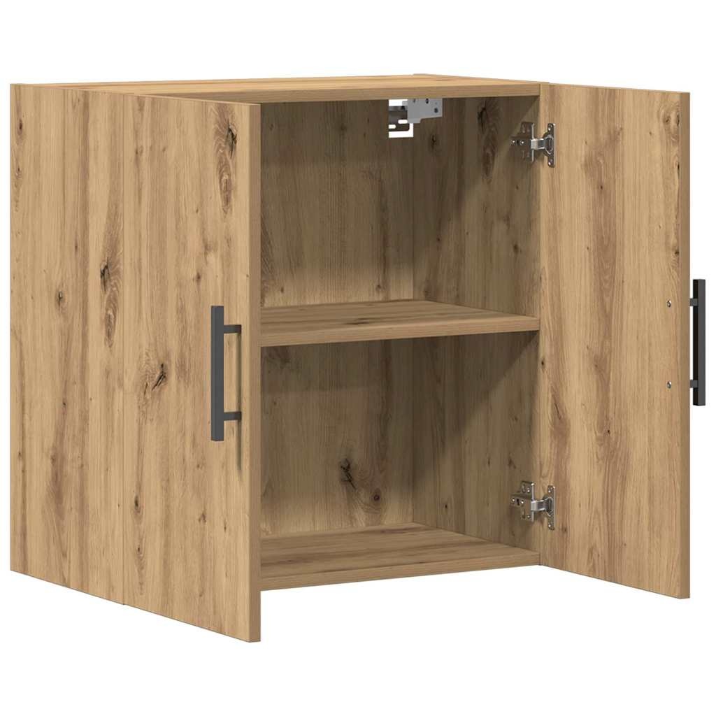 VidaXL Wandkast Artisan Eiken 60 x 31,5 x 60 cm Bewerkt hout