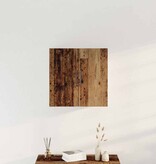VidaXL Wandkast Wandgemonteerd Oud Hout 60 x 31,5 x 60 cm Bewerkt hout