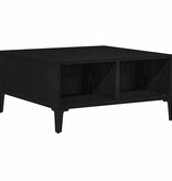 VidaXL Salontafel Zwart Eiken 60 x 60 x 30 cm