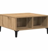 VidaXL Salontafel Artisan Eiken 60 x 60 x 30 cm