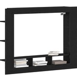 VidaXL TV-kast Zwart eiken 152 x 22 x 113 cm Bewerkt hout