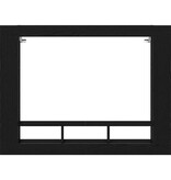 VidaXL TV-kast Zwart eiken 152 x 22 x 113 cm Bewerkt hout