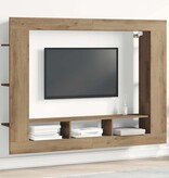 VidaXL TV-kast artisanaal eikenkleurig 152 x 22 x 113 cm Bewerkt hout