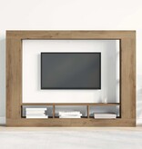 VidaXL TV-kast artisanaal eikenkleurig 152 x 22 x 113 cm Bewerkt hout