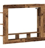 VidaXL TV-kast Wandgemonteerd Oud hout 152 x 22 x 113 cm Bewerkt hout