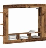 VidaXL TV-kast Wandgemonteerd Oud hout 152 x 22 x 113 cm Bewerkt hout