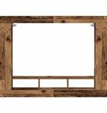 VidaXL TV-kast Wandgemonteerd Oud hout 152 x 22 x 113 cm Bewerkt hout