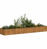 VidaXL Plantenbak roestig 360x80x40 cm weervast staal