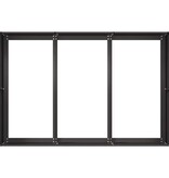 VidaXL Plantenbak 120x80x40 cm staal zwart