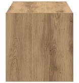 VidaXL Schoenenrek stapelbaar 60x30x30,5 cm artisanaal eikenkleurig