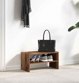 VidaXL Schoenenrek stapelbaar 60x30x30,5 cm oud houtkleurig