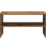 VidaXL Schoenenrek stapelbaar 60x30x30,5 cm oud houtkleurig