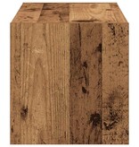 VidaXL Schoenenrek stapelbaar 60x30x30,5 cm oud houtkleurig