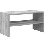 VidaXL Schoenenrek stapelbaar 60x30x30,5 cm grijs sonoma eikenkleurig