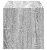 VidaXL Schoenenrek stapelbaar 60x30x30,5 cm grijs sonoma eikenkleurig