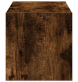 VidaXL Schoenenrek stapelbaar 60x30x30,5 cm gerookt eikenkleurig