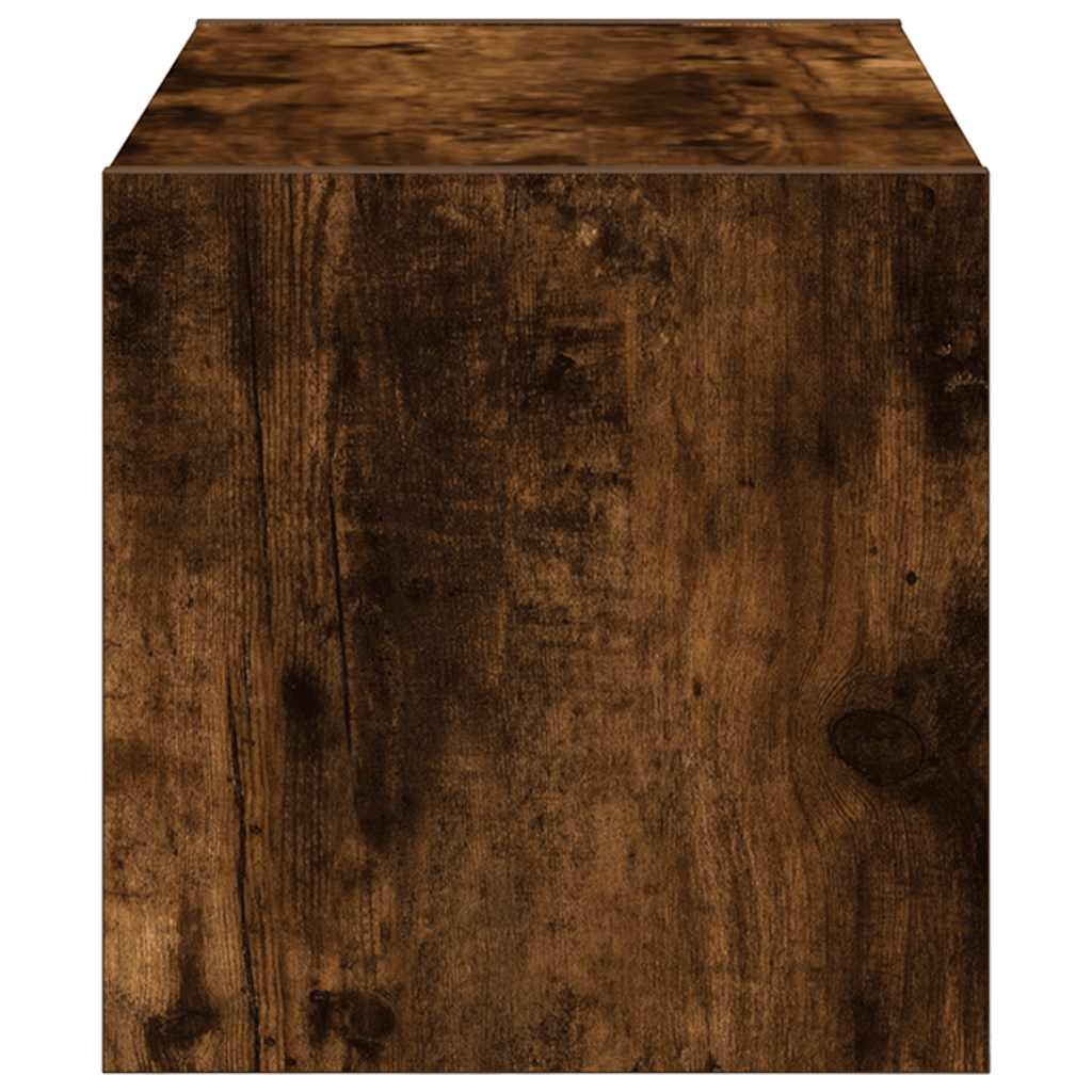 VidaXL Schoenenrek stapelbaar 60x30x30,5 cm gerookt eikenkleurig