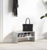VidaXL Schoenenrek stapelbaar 60x30x30,5 cm betongrijs