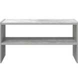 VidaXL Schoenenrek stapelbaar 60x30x30,5 cm betongrijs