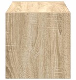 VidaXL Schoenenrek stapelbaar 60x30x30,5 cm sonoma eikenkleurig