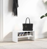 VidaXL Schoenenrek stapelbaar 60x30x30,5 cm wit