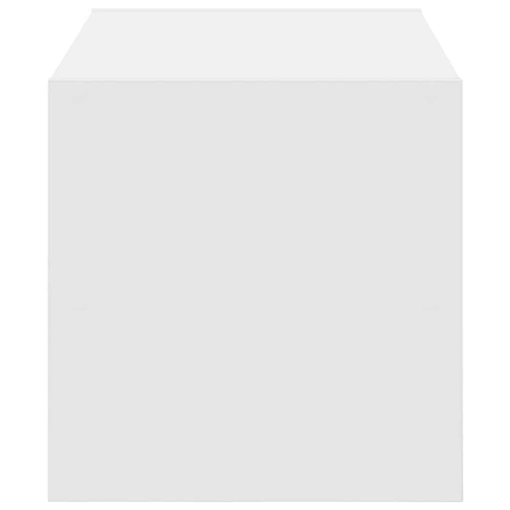 VidaXL Schoenenrek stapelbaar 60x30x30,5 cm wit