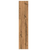 VidaXL Boekenkast 80x30x152 cm bewerkt hout artisanaal eikenkleurig