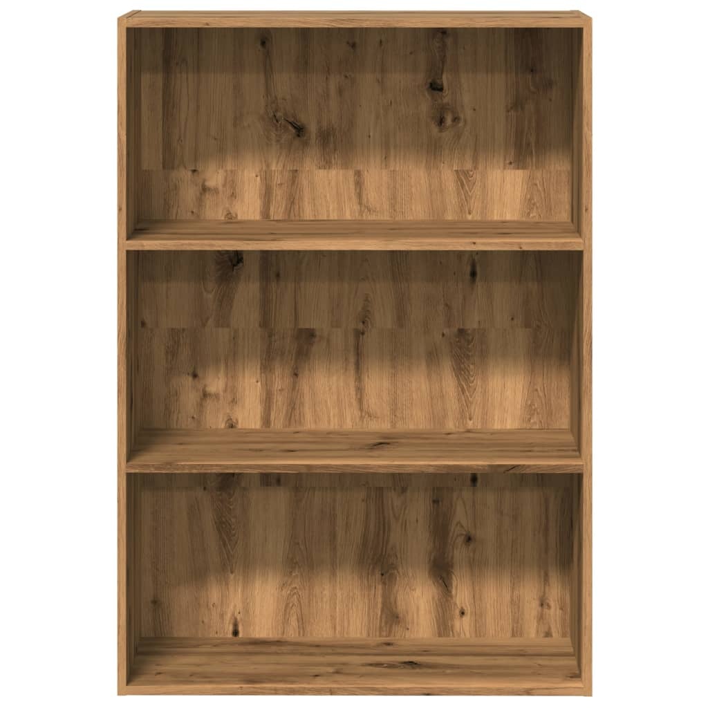 VidaXL Boekenkast 80x30x114 cm bewerkt hout artisanaal eikenkleurig