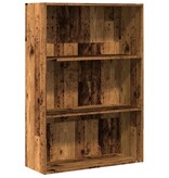 VidaXL Boekenkast 80x30x114 cm bewerkt hout oud houtkleurig
