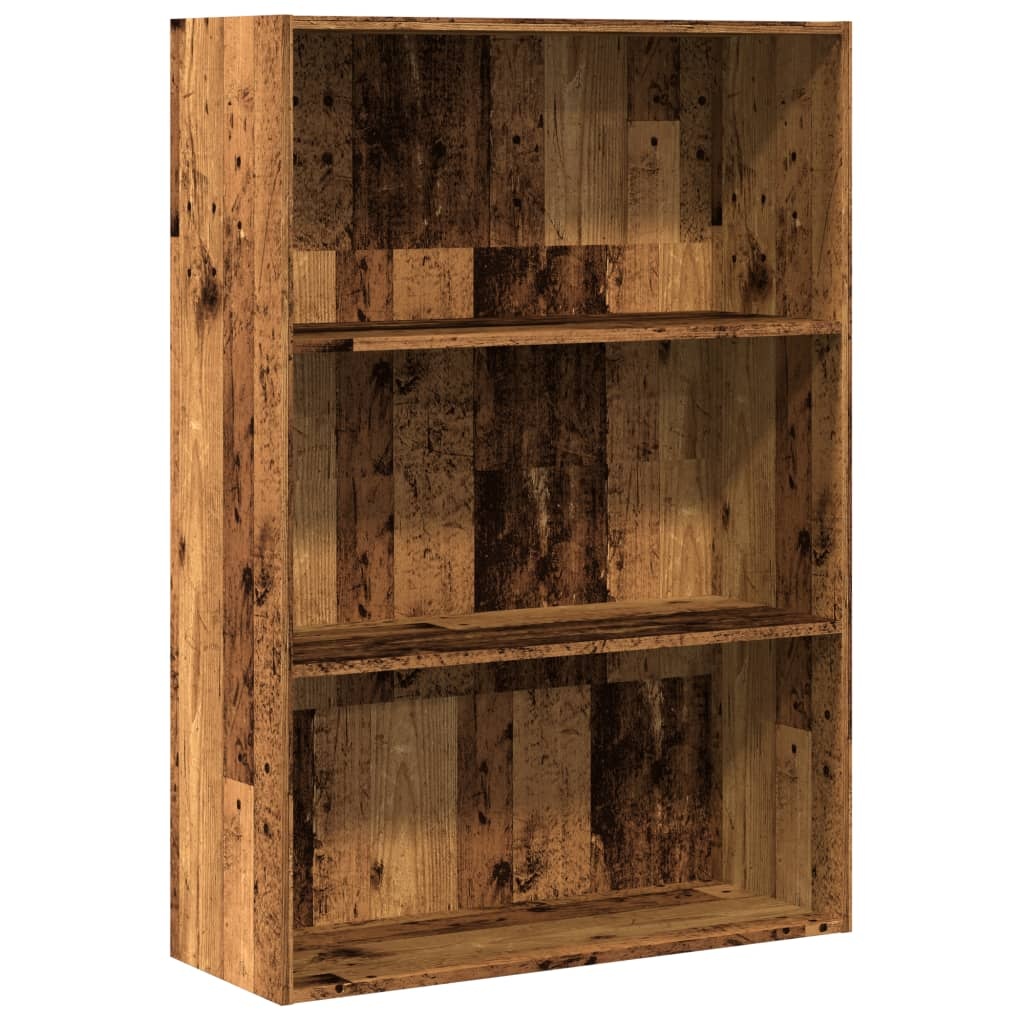 VidaXL Boekenkast 80x30x114 cm bewerkt hout oud houtkleurig